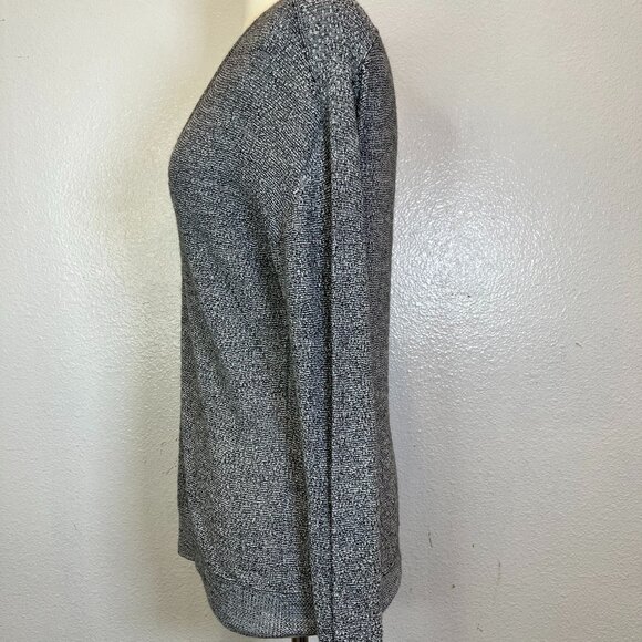 Zadig & Voltaire Apple Alpaca Blend Knit Sweater Gray Long Sleeve V-Neck No Size - Picture 3 of 8